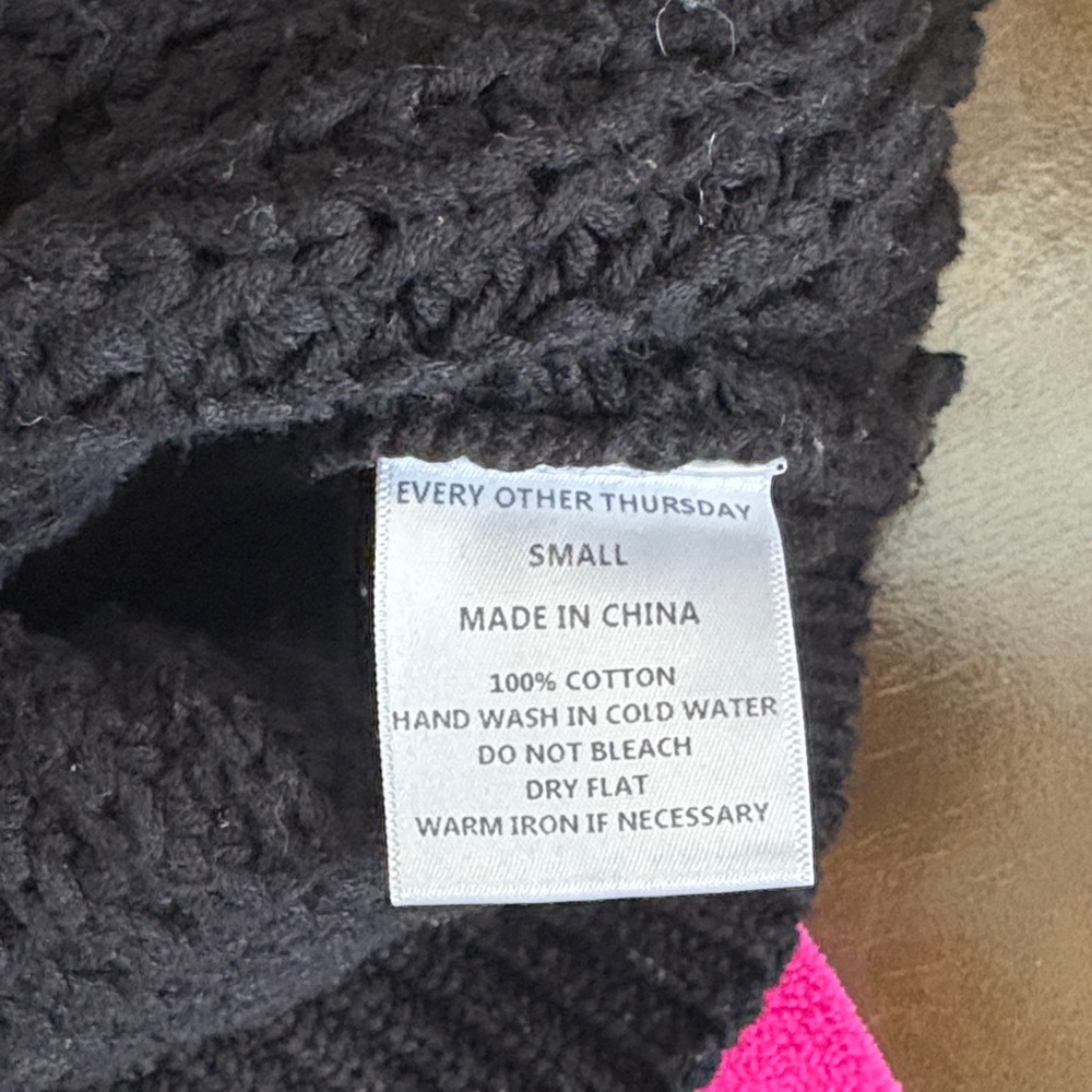 Men’s Crewneck Cotton Knit Sweater - Every Other Thursday - Picture 6 of 6